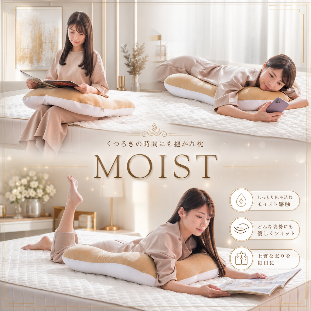 眠り製作所 公式オンラインショップ / 抱かれ枕MOIST（モイスト）