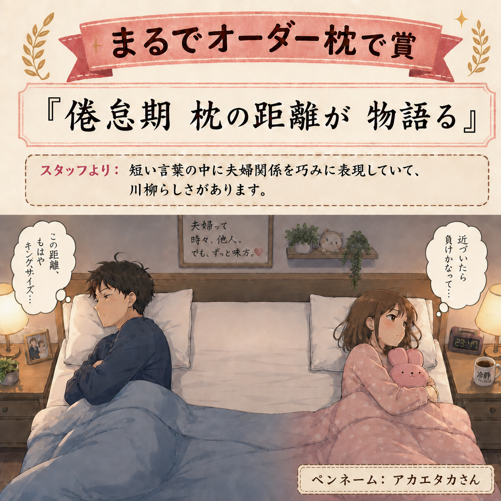 まるでオーダー枕で賞