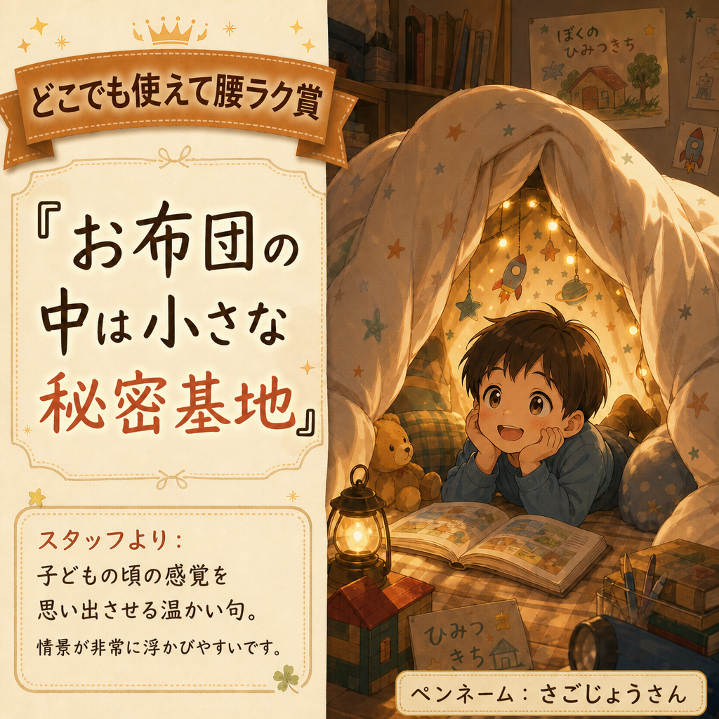 どこでも使えて楽で賞